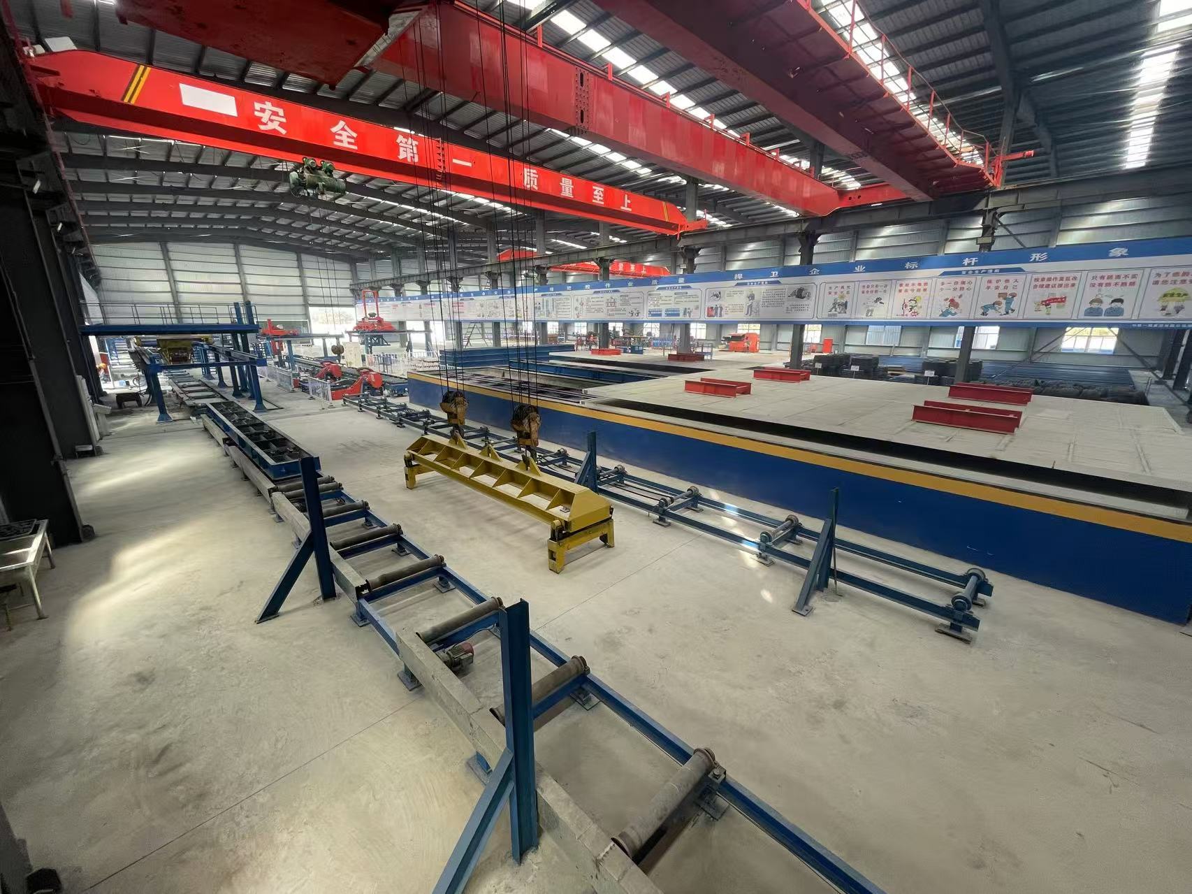 中铁一局淮宿蚌铁路  轨枕生产线