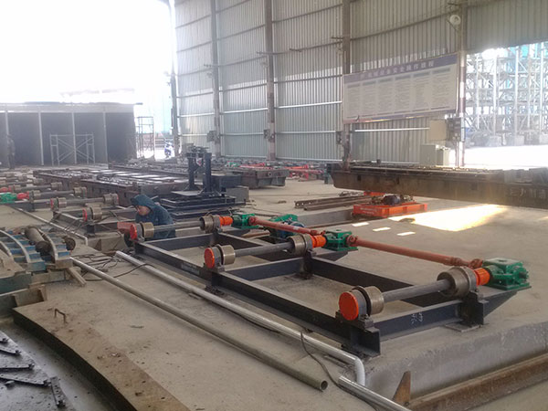 贵溪声屏障生产线现场